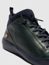 Lace-up Trainers BIEL549SOF FOREST GREEN W/NAVY NEOPRENE